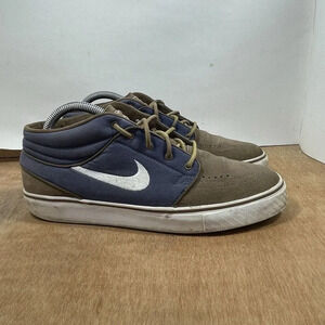 Nike Zoom Stefan Janoski Mid Men Size 7.5 Brown 443095-009 Sneakers Shoes